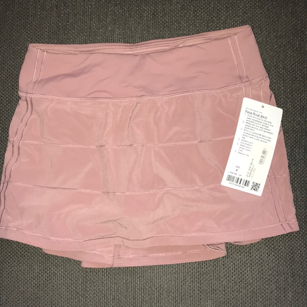 Pink lulu lemon skirt